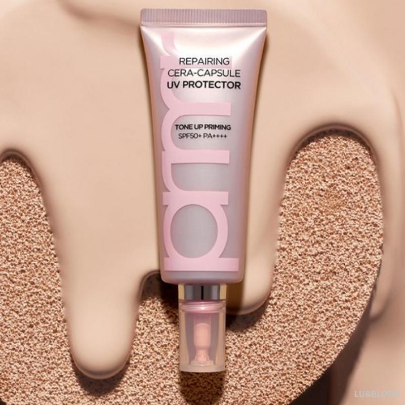 Primera Repairing Cera Capsule UV Protector Tone-Up Priming SPF50+ PA++++ 40ml (+Free Gift)