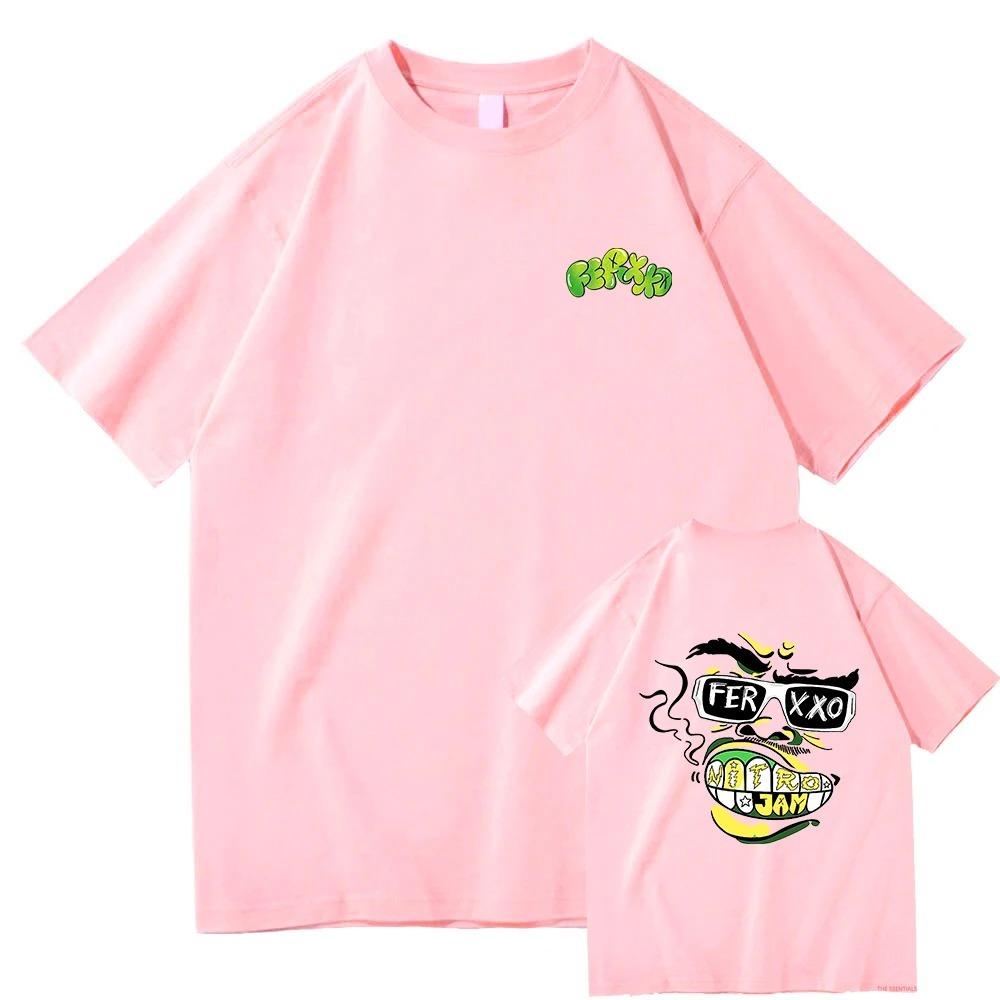Trend Mężczyźni Kobiety T Shirt Bawełna Tee Ferxxoo Feid Tour Moda Raper Tshirt Streetwear Hip Hop Koszulki Prezent Dla Fanów Ubrania Top