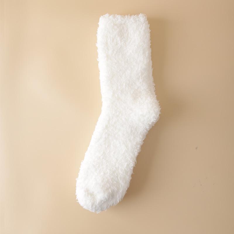 Fleece Socks with A Loose Opening and Thickened Design, Warm Women's Winter Larger Size, and Super Thick Winter Sleep Socks for The Elderly