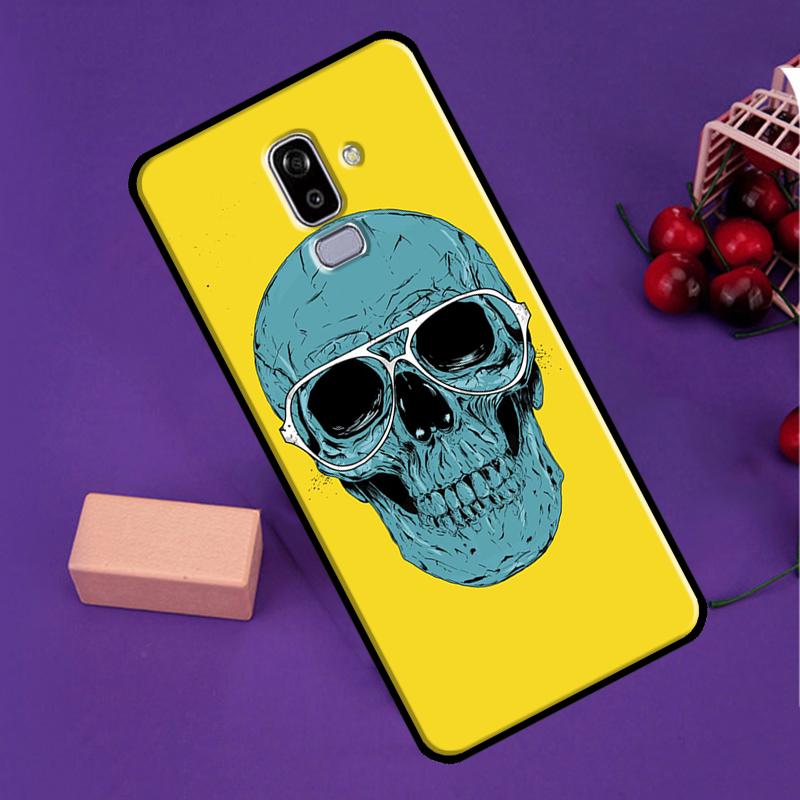 Gotisk Skalle För Samsung Galaxy M14 M34 M54 M56 M36 M16 M31 M11 M13 M53 M12 M32 M52 M35 M55 M15 M06 Fodral