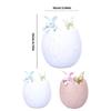 Cute Easters Bunnies and Eggshell Planter Funny Succulents Plant Flower Pots Indoor Bonsais Holder Container Decors