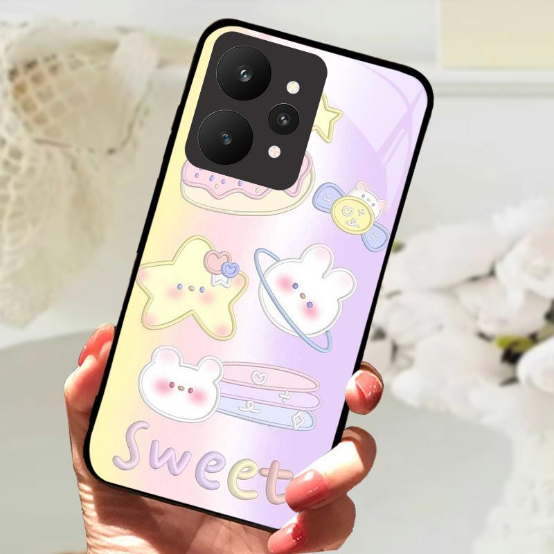 Shockproof Case For Realme 15 5G Phone Cover RMX5106 RMX5105 Tempered Glass Cases For Realme15 Fundas Luxury Protective Shell
