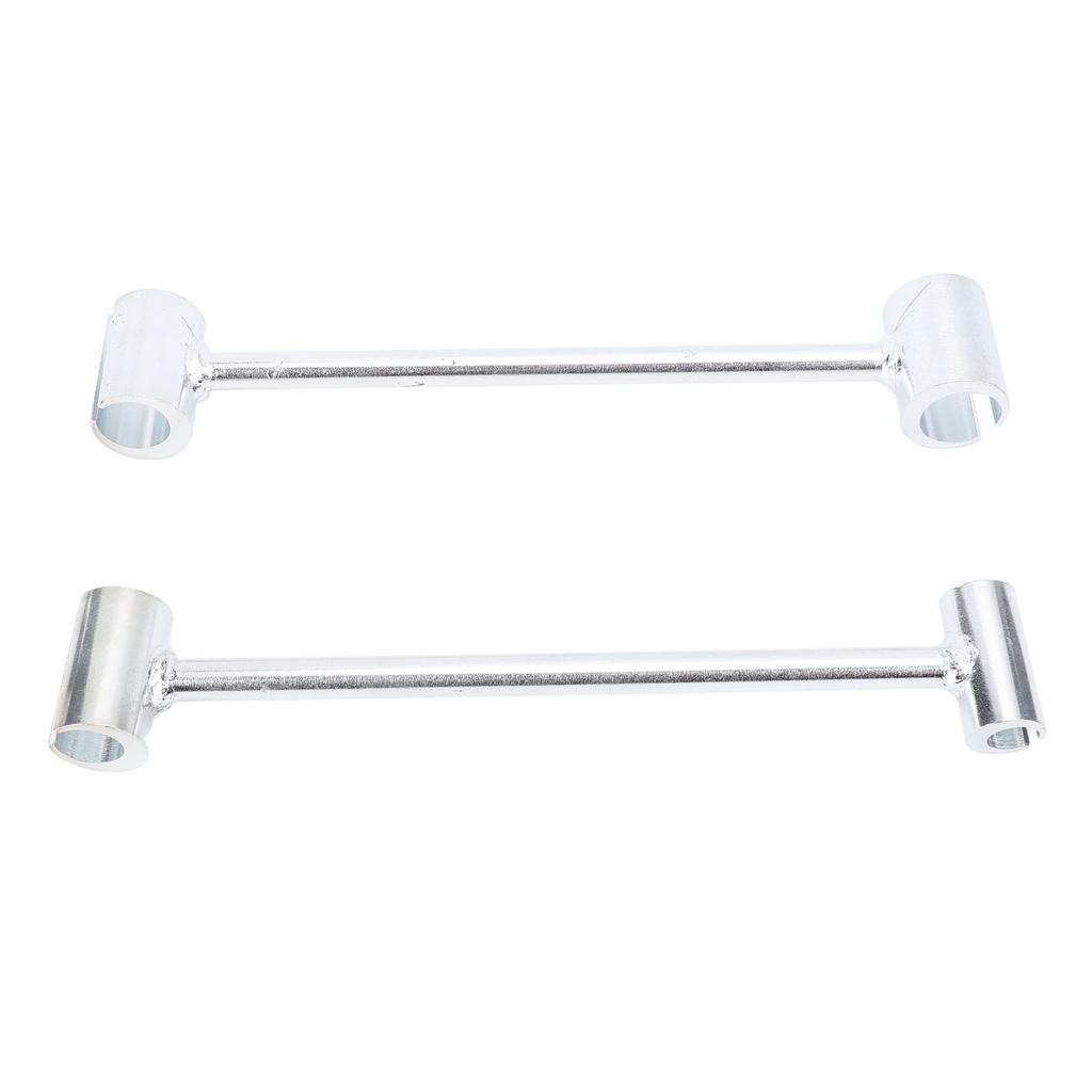 2 Peças Chave de Ajuste de Folga de Dobradiça Ajuste de Porta Aço Carbono Soldado Cabeça Dupla Ajustável