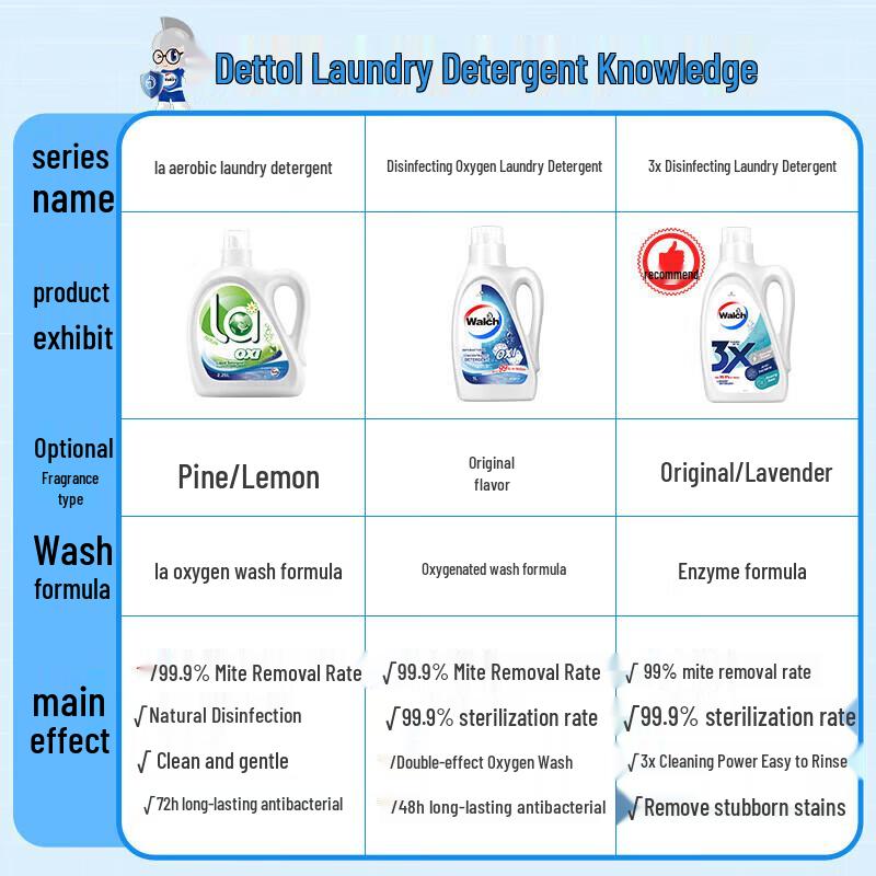 Walch 3X Enzyme Formula Laundry Detergent