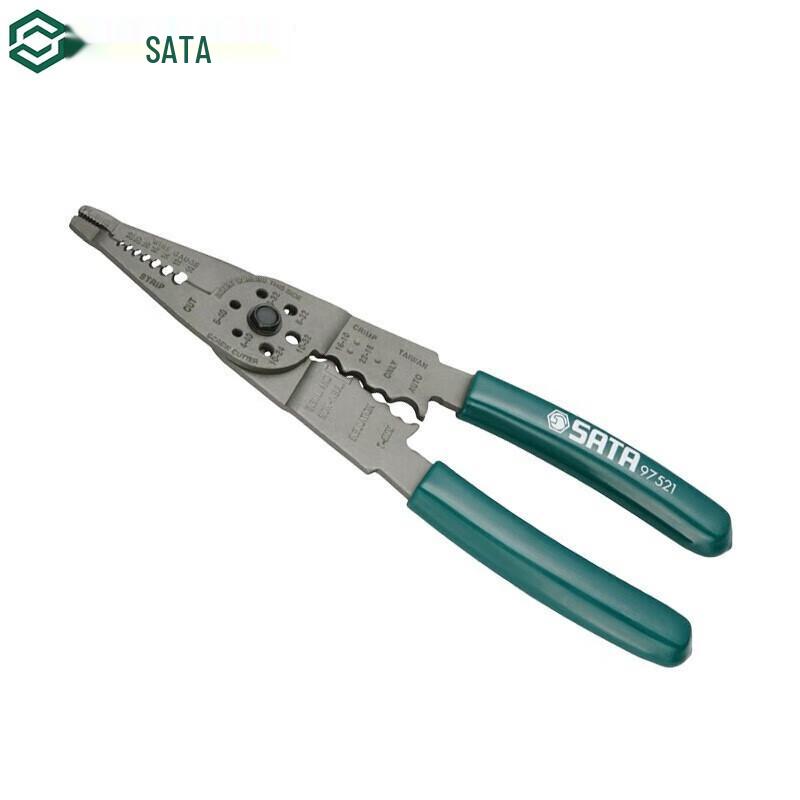 SATA 7-in-1 Automotive Wire Stripper Pliers 8-дюймовый цветной