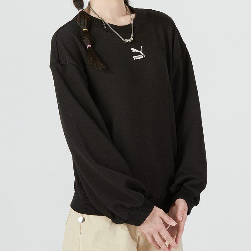 PUMA Sweatshirt Fall Women's Black 537518-01