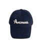 Linebinyu Avenue Logo Felt Ball Cap - Navy