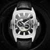Men's Punk Watch Luminous Calendar Faux Leather Strap Quartz Watch Students Father's Day Gifts