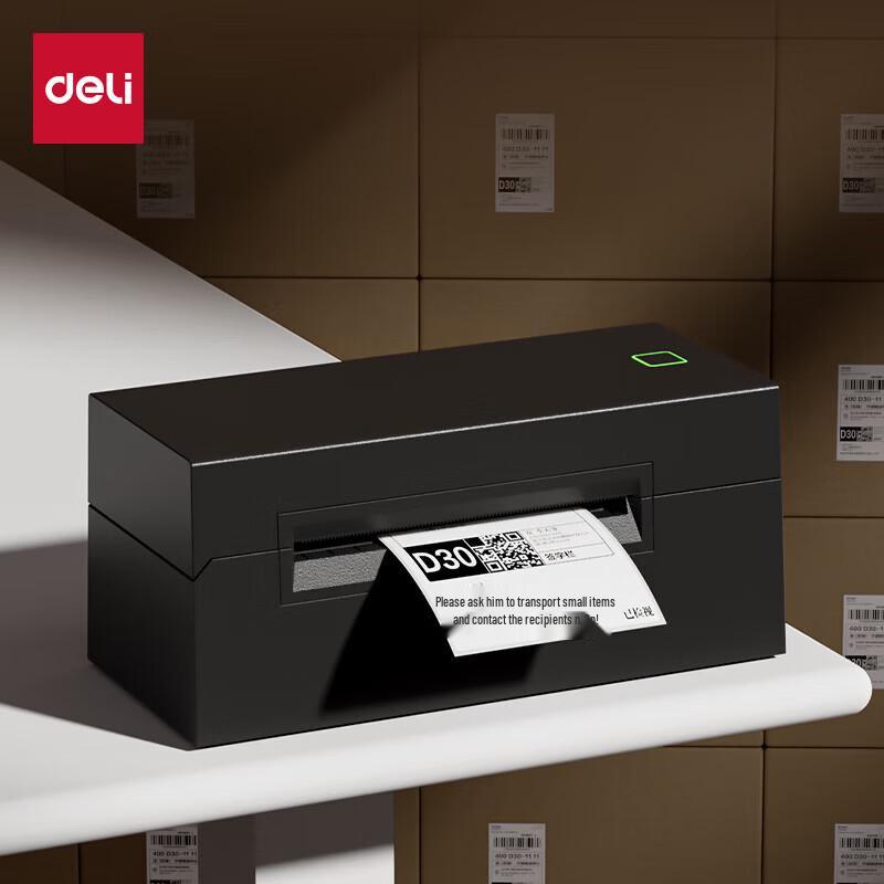 Deli GE410 108mm Thermal Label & Waybill Printer - USB CN plug (adapter included)