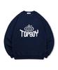 TOPBOY [Non-Fleece Or Fleece] Aeroglobe Printed Sweatshirt (Type A)