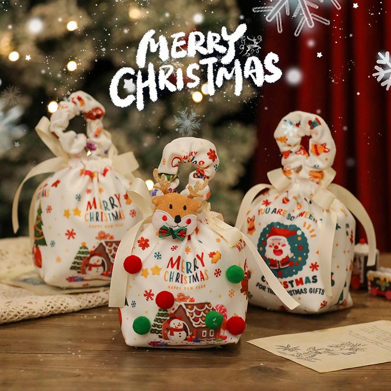 Christmas Eve Apple Packaging Bag Christmas Fruit Gift Bag Children's Handheld Candy