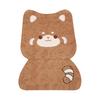 Cartoon Raccoon Winter Plush Car Seat Cushion