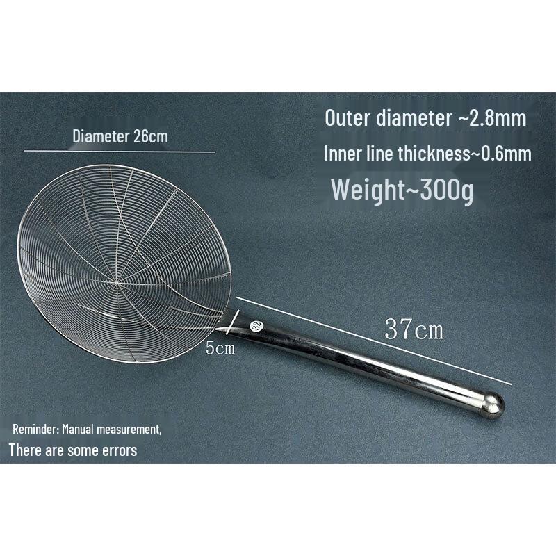 Yuexiang Stainless Steel Reinforced Frying Skimmer