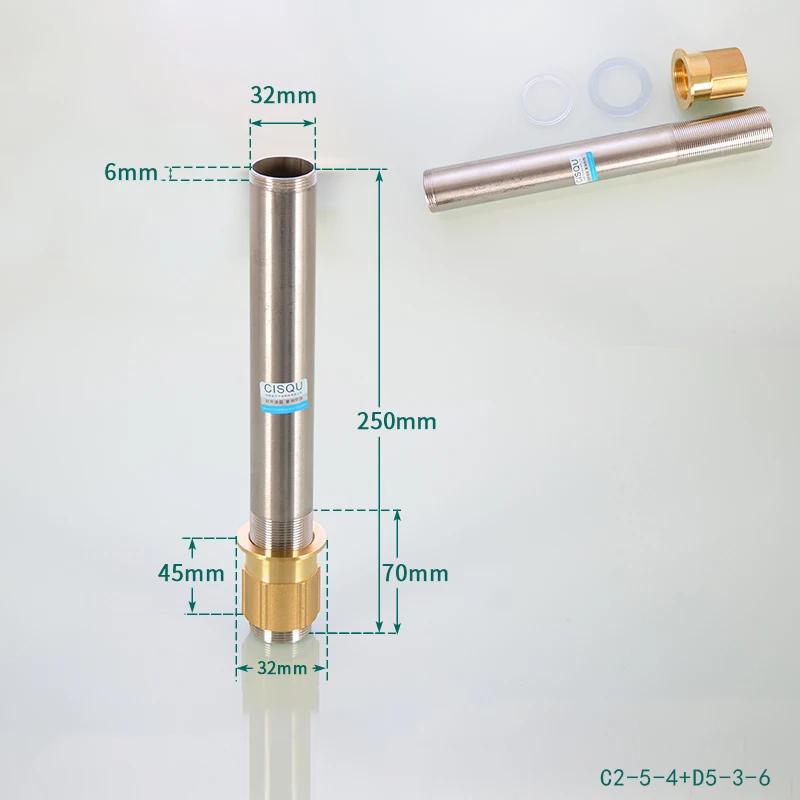 1pcs  45mm~250mm Brass Kitchen Tap Faucet Fixing Extension Fitting Brass Bolt for Monobloc Mixer Tap