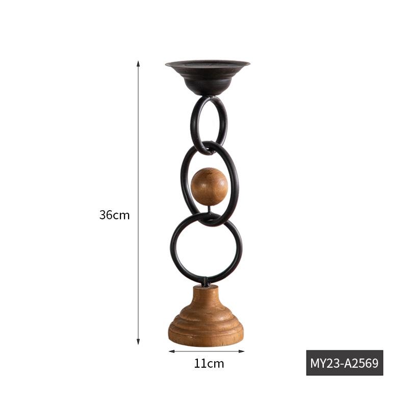 

Nordic Creative Candle Holders Living Room Desktop Candlestick Modern Candle Holder Candlelight Dinner Decoration Ornaments
