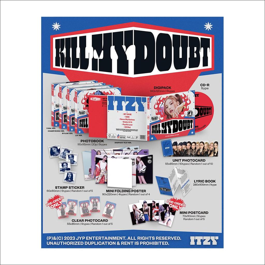 ITZY KILL MY DOUBT Digipack Ver.