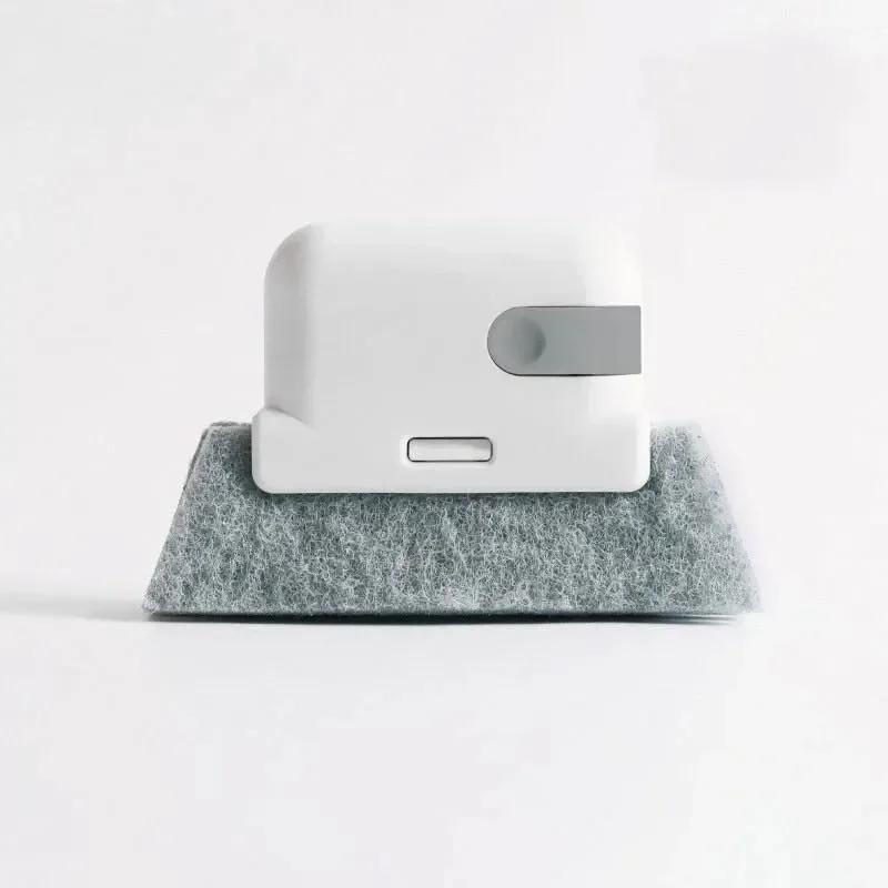 

Groove Cleaning Brush Window Frame Door Groove Cleaning Tool Hand-held Crevice Sliding Door Track Cleaning Brush серый