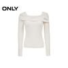 ONLY Women's Ribbed Off-Shoulder Knit Long-Sleeve Top