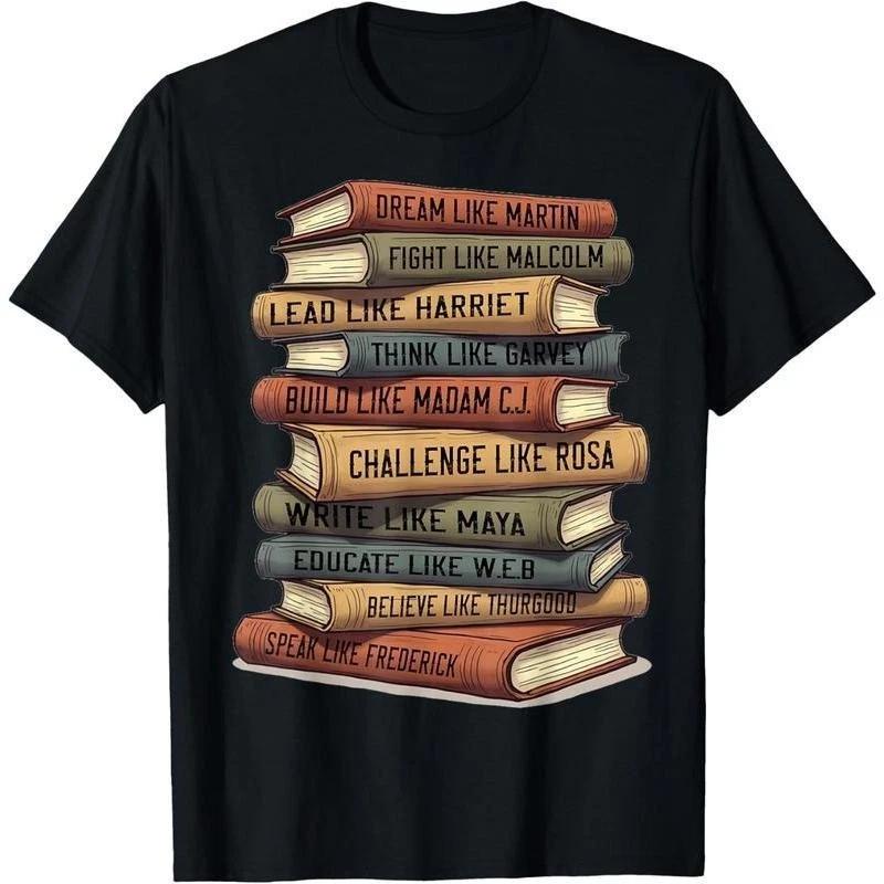 [100% Cotton] Black History Month Black Leaders African American Teachers T-Shir S