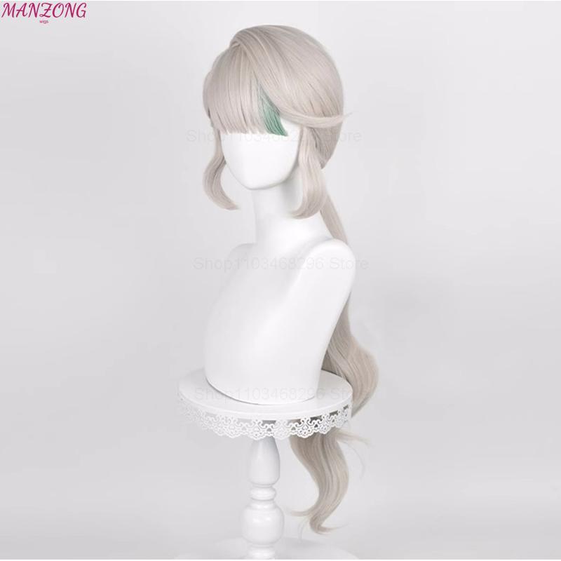 Lynette Cosplay Wig Impact Fontaine Cosplay Wig Anime Heat Resistant Synthetic Wigs + Wig Cap