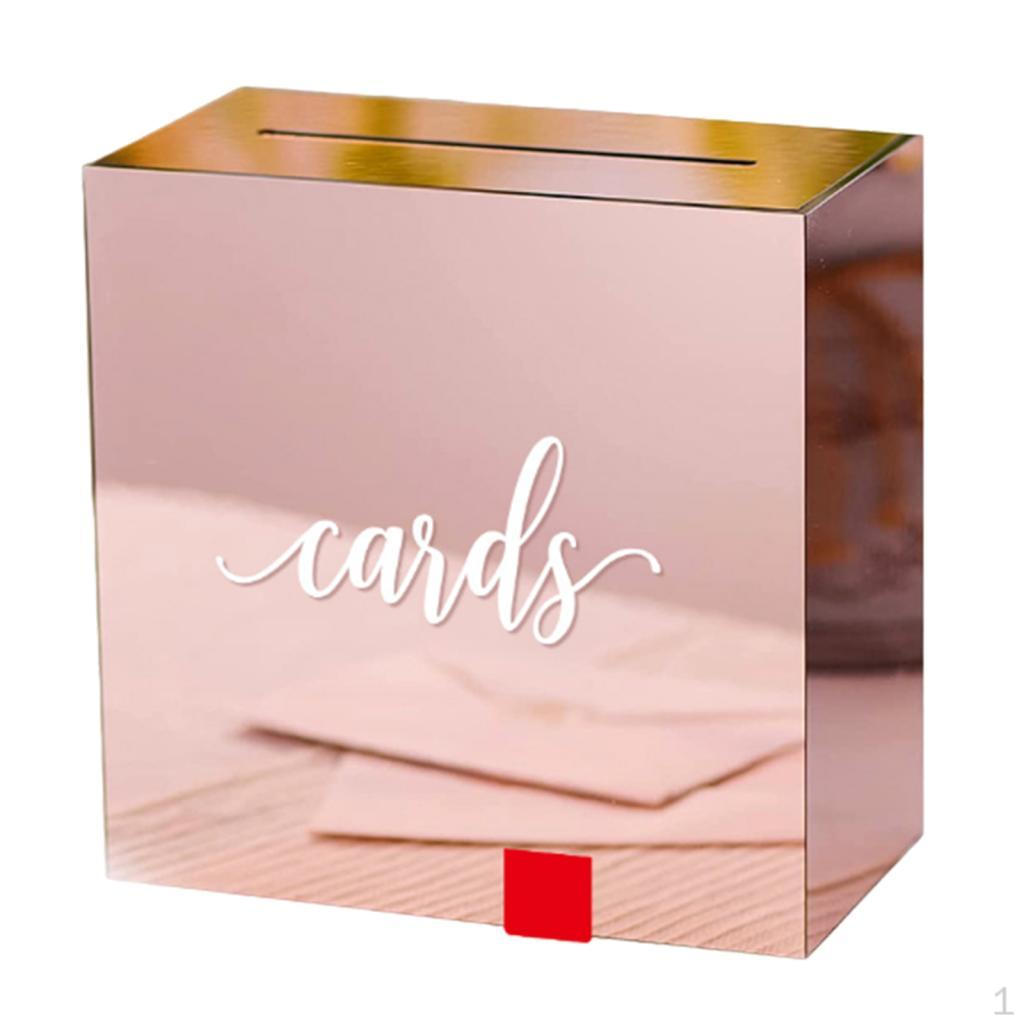 Acrylic Wedding Money Box Large Envelope Gift Card for Reception