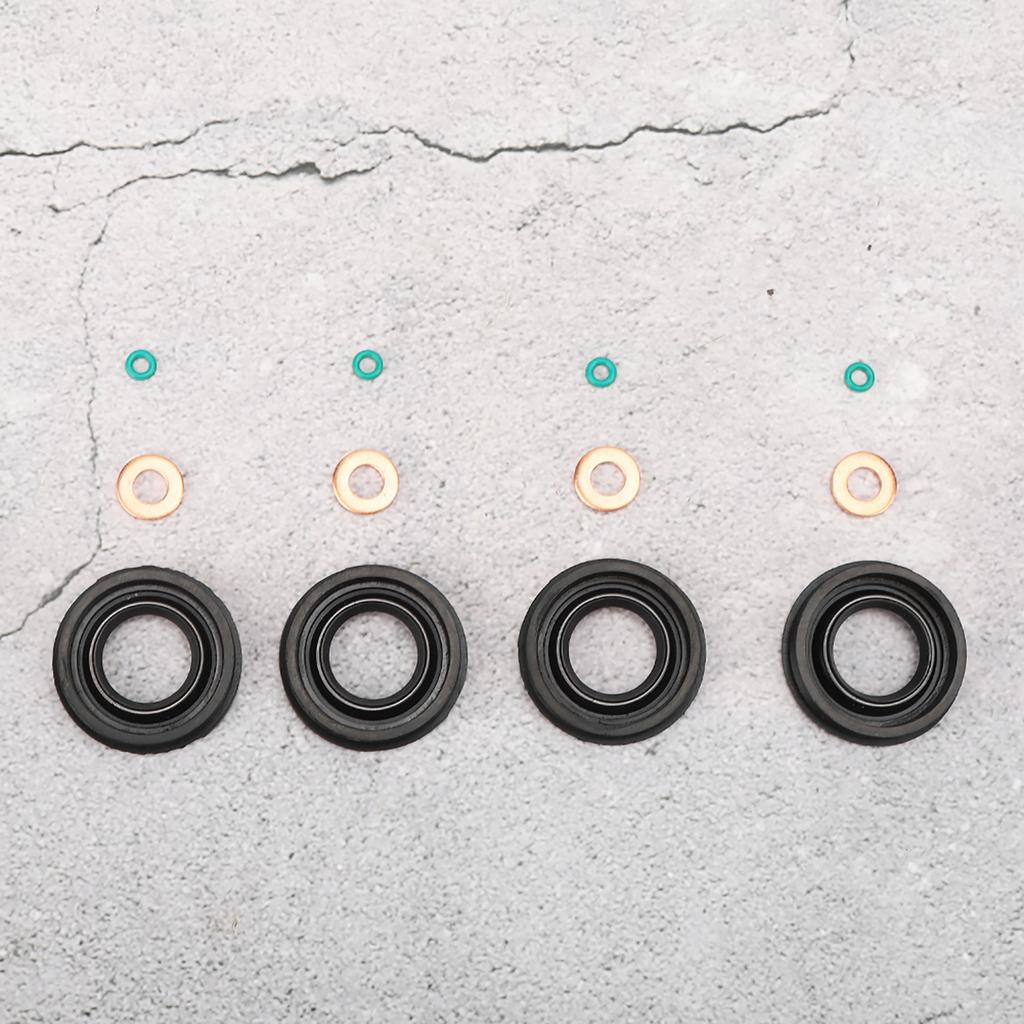 Fuel Injector Seals Washer Oring 6C1Q6K780AB Fit for Ford Transit MK7 2.2 2.4 3.2 TDCi