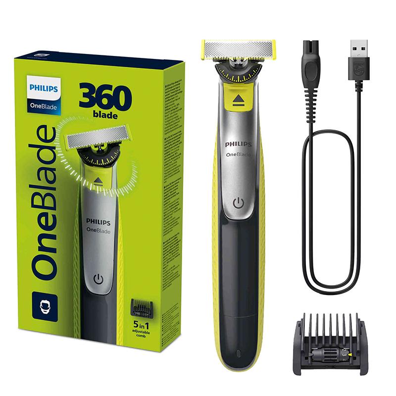 Philips QP2734/23 Muli-function Shaver Trimmer OneBlade360 QP2734/23 Multi-function Electric Shaver Trimmer with 5-in-1 Adjustable Comb