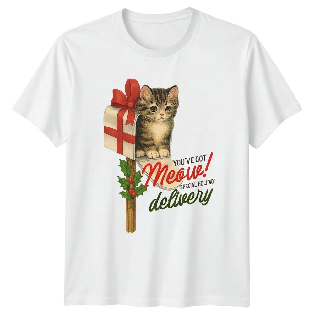 Youve Got Meowe Special Holiday Delivery Kitten Christmas Holidays Unisexs Unisexs S