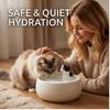 Ceramic Automatic Pet Water Fountain, 1L/1.5L Filtered Circulating Bowl for Cats & Dogs, Durable Easy-Clean for Indoor Home Use