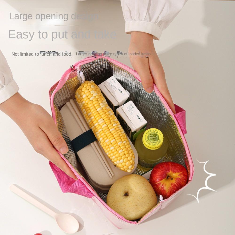 Large Capacity Picnic Bag Heat Preservation Lunch Box Bag Meal Pouch Food Storage Bag Student