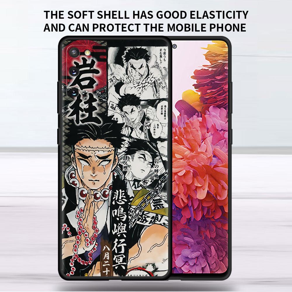 Mjukt Fodral För Samsung Galaxy Note 20 Ultra 10 Plus Lite A50 A70 A20 A40 A20e 9 8 A60 A10e Mobilskal Anime Demon Slayer Kimetsu