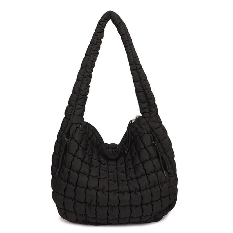 Pleated Cloud Bag 2025: Large Cotton Tote, Korean Style Crossbody & Shoulder Bag