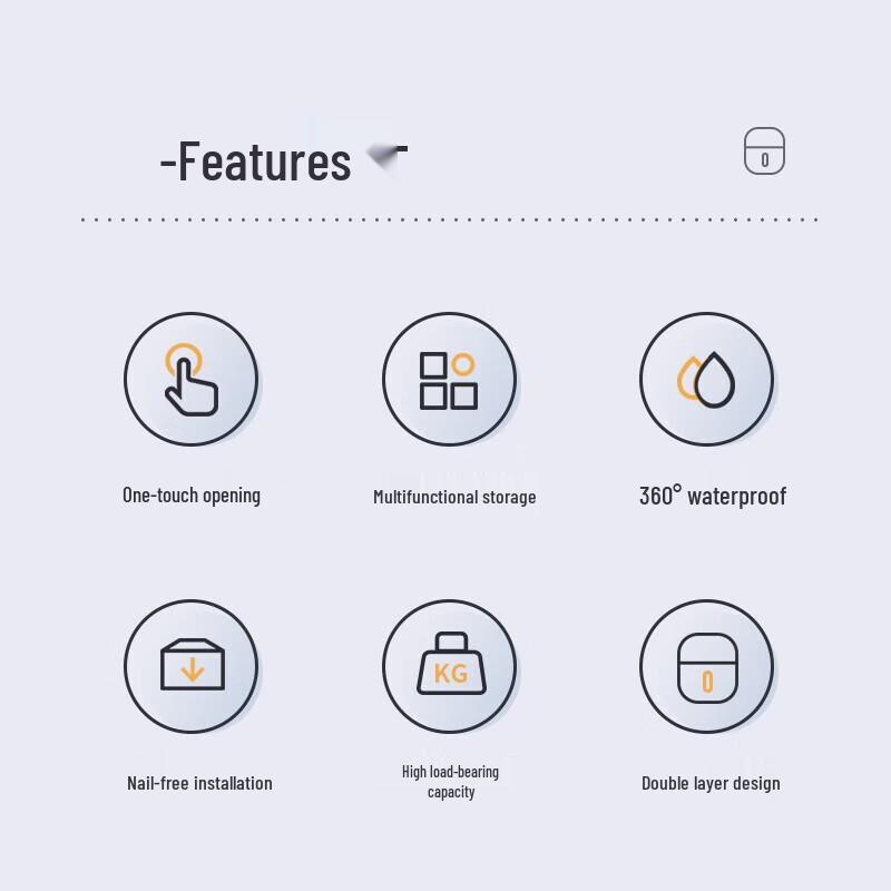 Ecoco Wall-Mounted Tissue Box