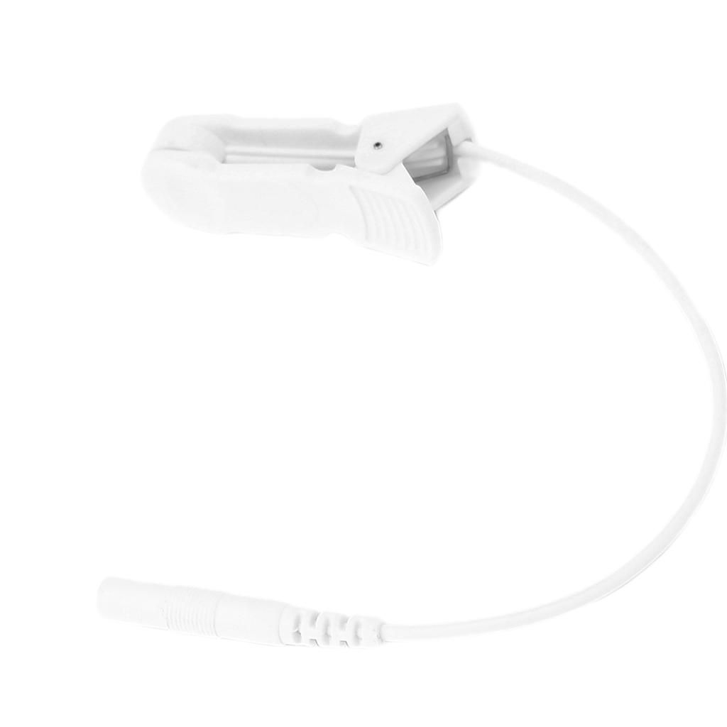 2.0mm TENS Wire Ear Clip Electrode Wire Lead Connecting Cable Ear Clip Stimulator for Digital Massage Machine