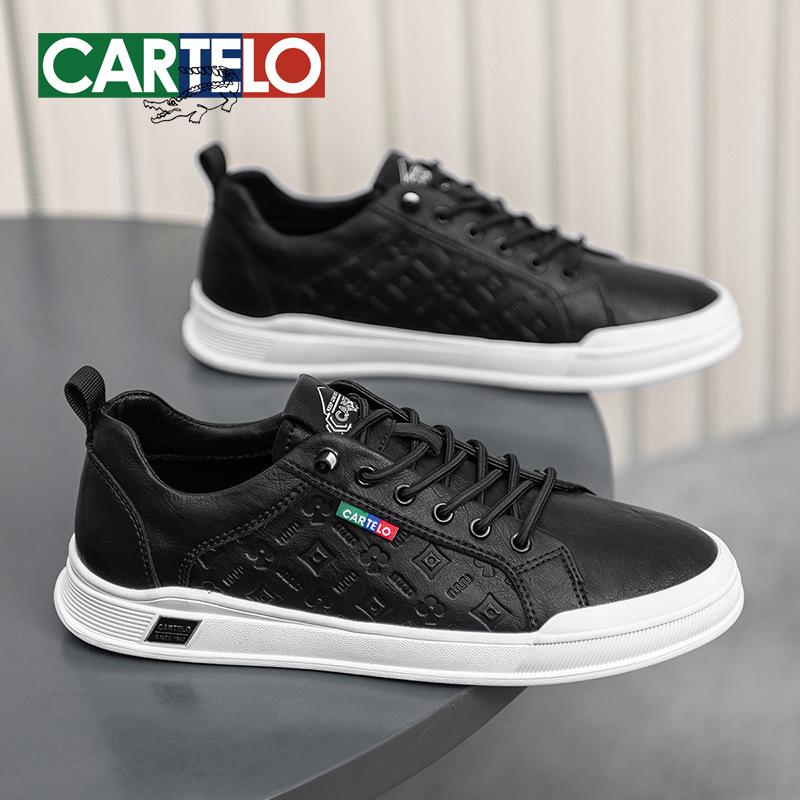 Kadile Krokodil Herrenschuhe Sommer Low-Top kleine weiße Board-Schuhe Herren Ein-Pedal trendige vielseitige Sport- und Freizeit-Lederschuhe