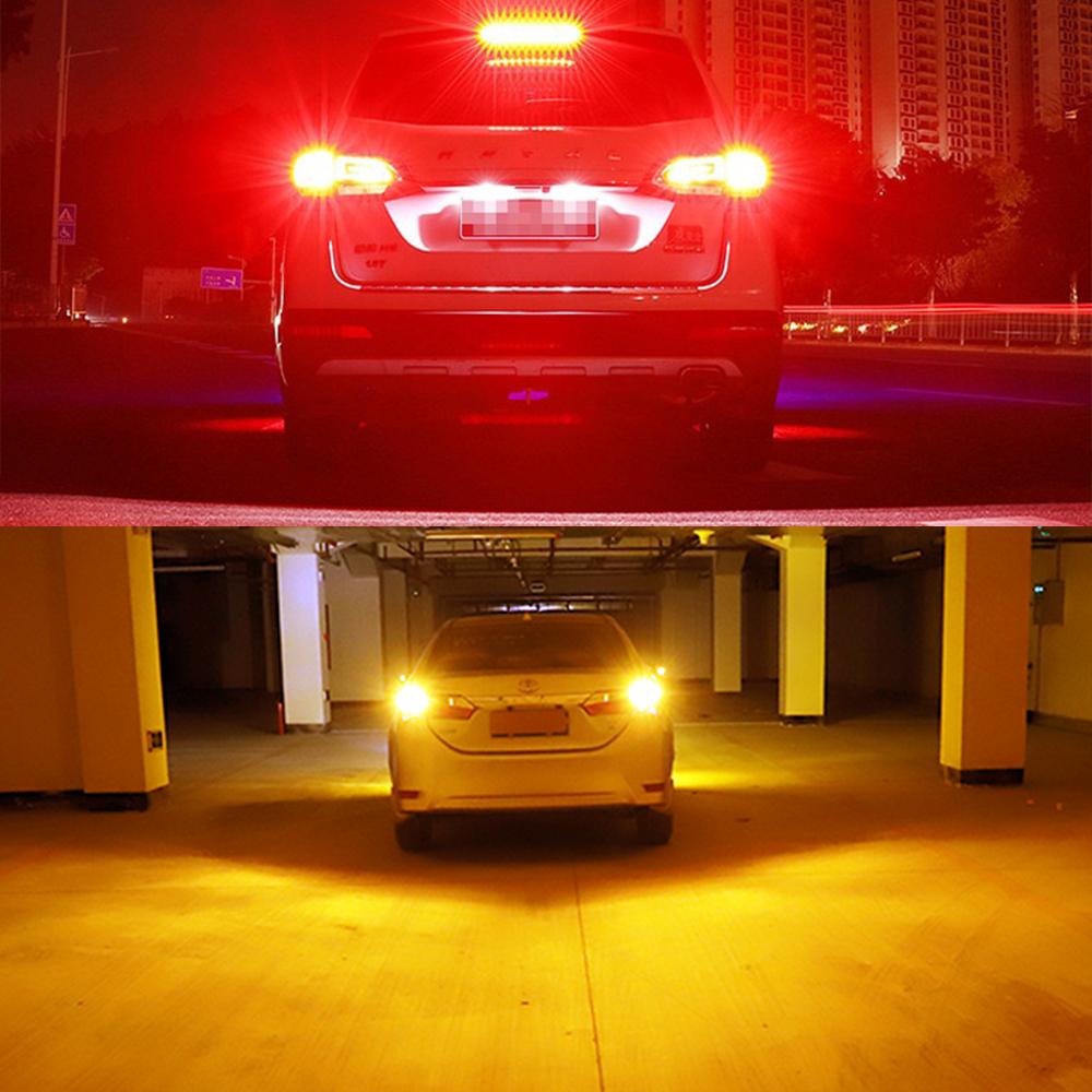 2PCS T15 Signal Lamp W16W LED 921 912 Bulb 12V Super Bright 3030 27SMD Tail Lamp Led Canbus Auto Backup Reserve Lights White 12V Dome Lights 6