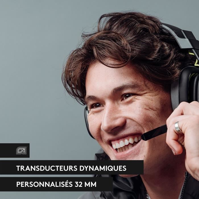 Casque Gaming Filaire ASTRO A10 2e génération avec micro pour PlayStation et PC - Noir