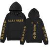 Mens Oversized Hooded Sweatshirt Streetwear Casual Winter Top Cotton Blend Long Sleeve Loose Fit