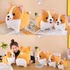 Adorable Corgi Dog Plush Toy Cute Car Accessory Hug Pillow Gift For Kids And Friends