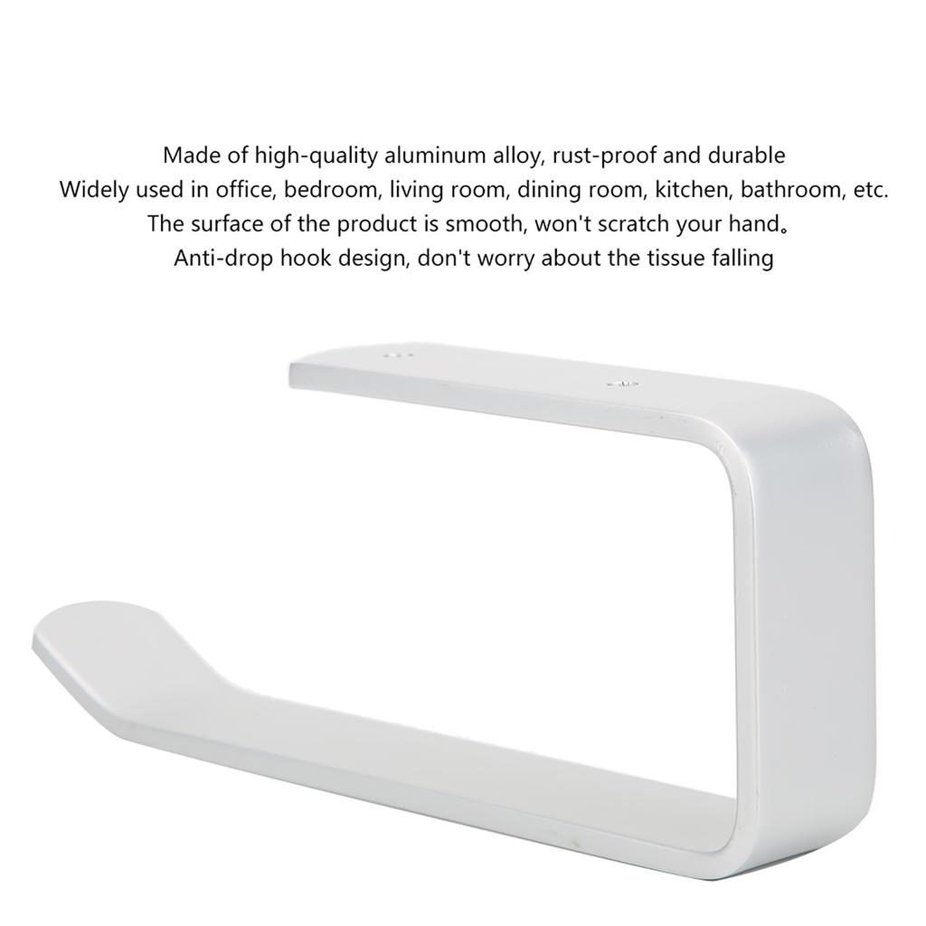 Space Alumina Towel Rack Toilet Paper Holder Bathroom Roll Paper Wall Hanging Storage