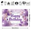 1Pcs Happy Birthday Backdrop Featuring Decoration Background Winter Backdrop Decorations For Photo Studio Photo Booth Christ