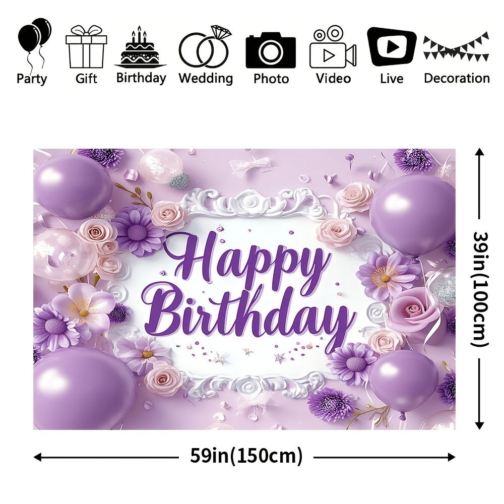 1Pcs Happy Birthday Backdrop Featuring Decoration Background Winter Backdrop Decorations For Photo Studio Photo Booth Christ