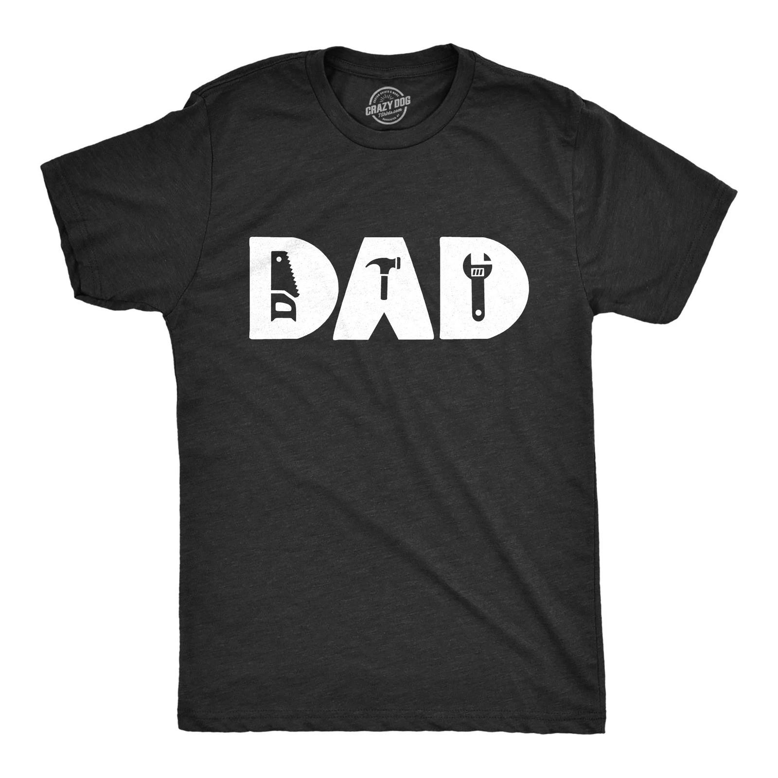 Mens Dad T Shirt Funny Handy Tools Fathers Day Novelty Tee XXXXL