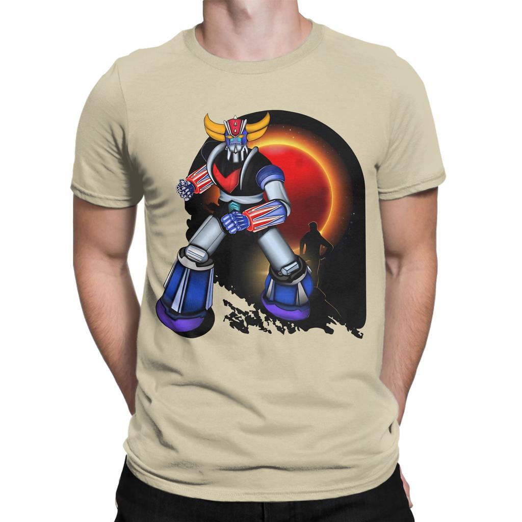 Grendizer Red Moon Novelty 100 Cotton Tshirt Goldorak Tops Tees For Unisex
