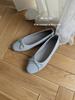 Fashion 2025 Spring Summer Brand Women Flat Shoes Fashion Round Toe Shallow Slip On Ballerinas Shoes Soft Flat Heel Dress Ballet Shoe