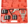 Kit d'outils d'entretien de segment de piston - vidaXL - 11 pièces - Acier - Universel - Noir