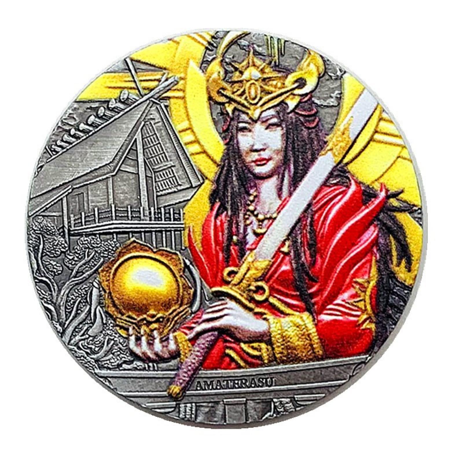 

Древнегреческая египетская медаль с никелевым покрытием «Солнце» One Size