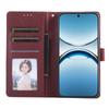 For Oppo Find X8 Pro 5G Case Wallet Stand View PU Leather Phone Cover with Wrist Strap