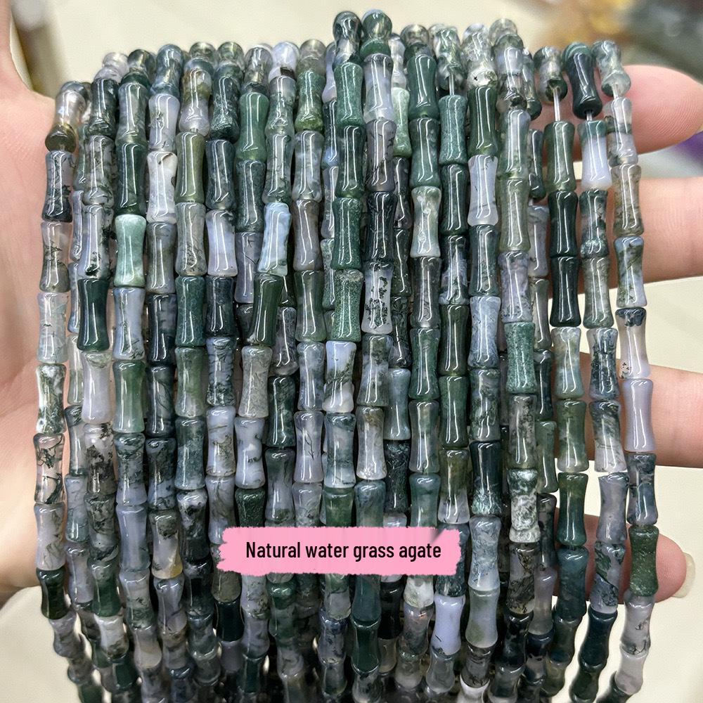 Natural Stone 5x12mm Tube Gemstone Beads for DIY Jewelry Making