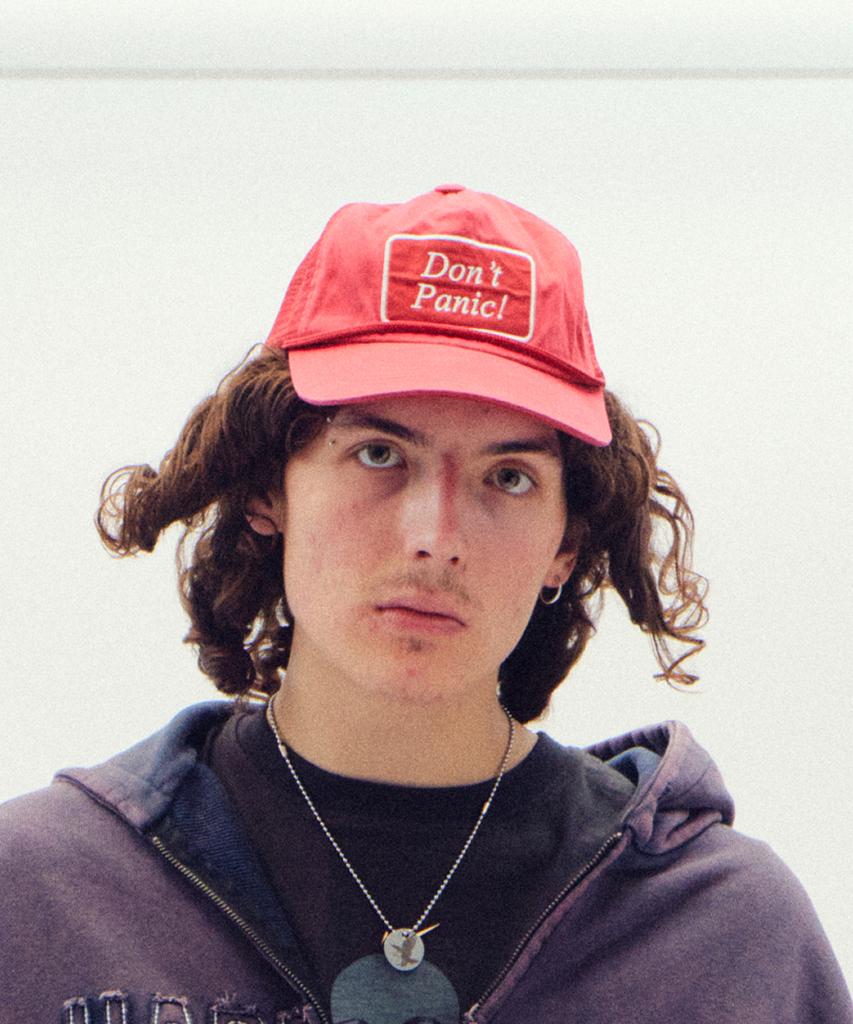 Ialtial Dont Panic Trucker Cap Red